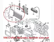 Радиатор печки (отопителя) VW Crafter A0038358901 MERCEDES